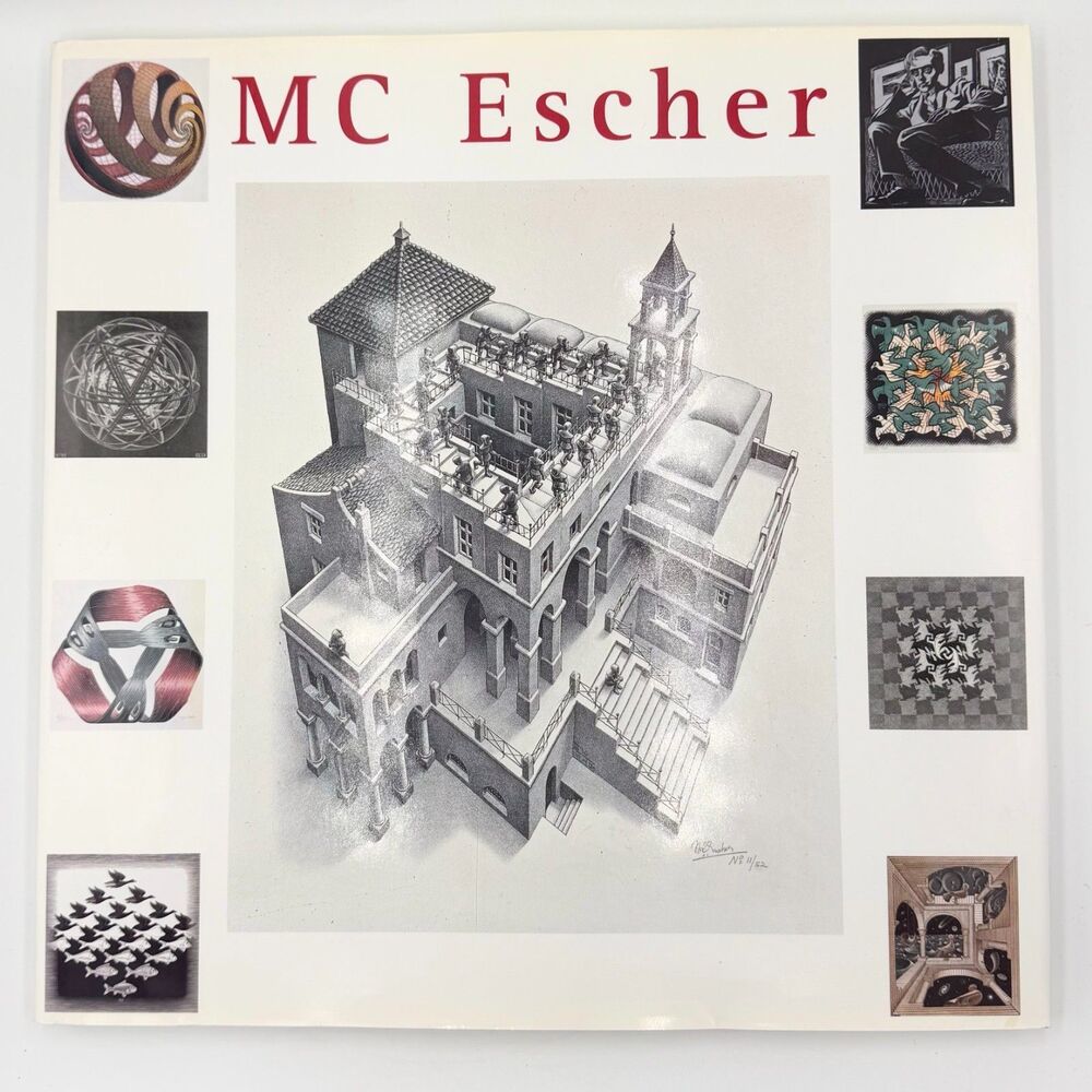 M.C. Escher by Sandra Forty 2004 Hard Cover Art Book Optical Illusions